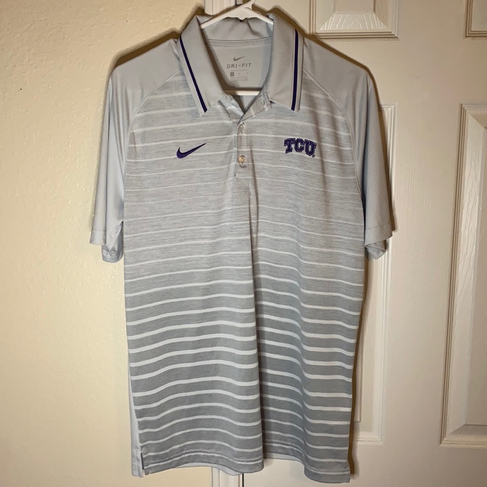 Men’s Nike dri-fit TCU golf polo
